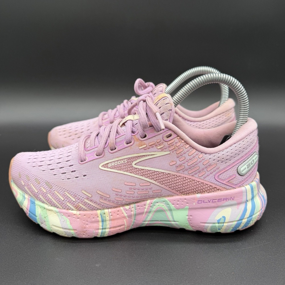 Brooks Glycerin 20 Empower Her Womens Size 7 B Orchid Violet Running Shoes - Picture 3 of 7
